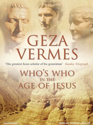 cover image of Who's Who in the Age of Jesus